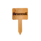 Wooden Plant Marker Broccoli