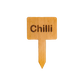 Wooden Plant Marker Chilli