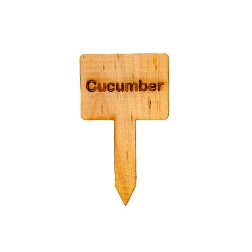 Wooden Plant Marker Cucumber