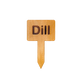 Wooden Plant Marker Dill