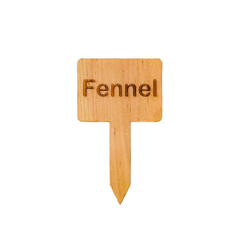 Wooden Plant Marker Fennel