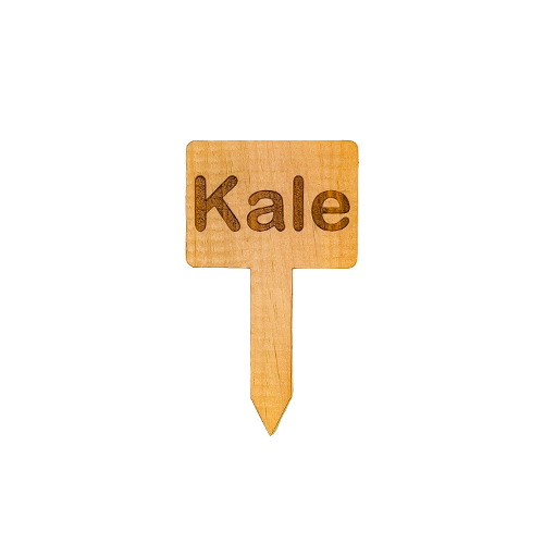 Wooden Plant Marker Kale