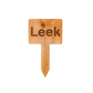 Wooden Plant Marker Leek