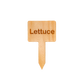 Wooden Plant Marker Lettuce