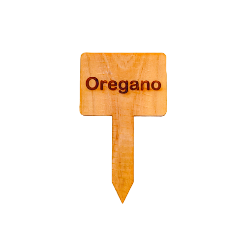 Wooden Plant Marker Oregano