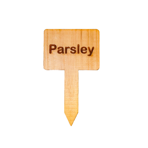 Wooden Plant Marker Parsley