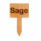 Wooden Plant Marker Sage