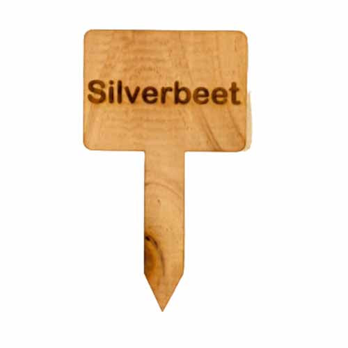 Wooden Plant Marker Silverbeet