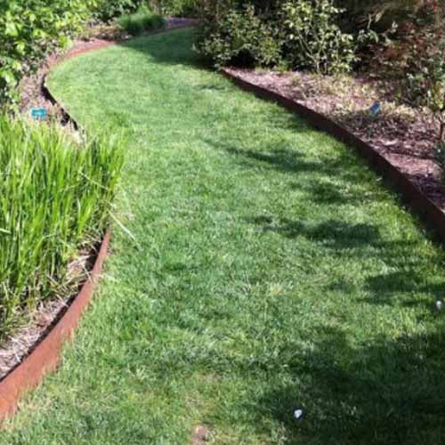 Corten Garden Edging - Lawn Edge