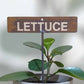 700587 - Garden Bed Sign - Rusty - Lettuce