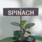 700614 - Garden Bed Sign - Rusty - Vegetable & Herb Signs - Spinach