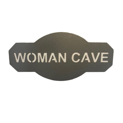 Woman Cave Wall Art - Powder Coated Assorted Colours