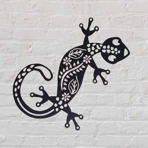 Gecko Wall Art Decorative - Large