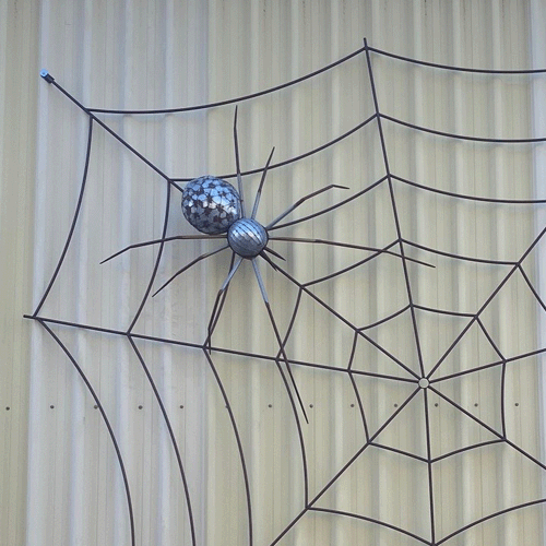 3D Metal Spider - Raw Finish