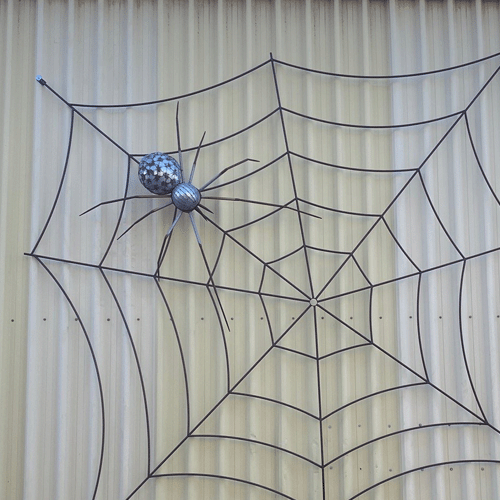 3D Metal Spider - Raw Finish