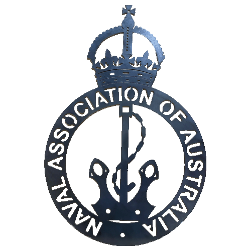 Naval Association of Australia Badge - Raw Finish - Metal Art