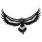 3D Metal Eagle Sculpture in Flight - Medium - Raw Finish