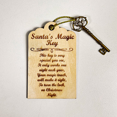 Santa's Magic Key - Wooden