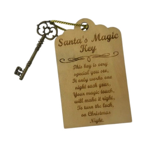 Santa's Magic Key - Wooden