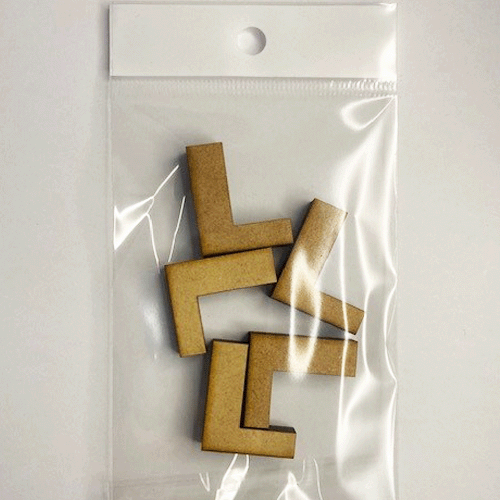 MDF Letter Blanks - Pack of 5 - Arial Font