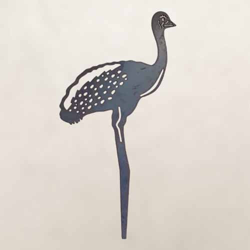 Baby Emu Metal Garden Stake