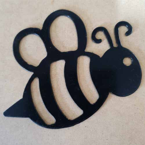 Bee Cartoon Style - Black