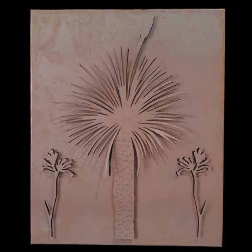 Grass Tree Scene 3D Wall Art