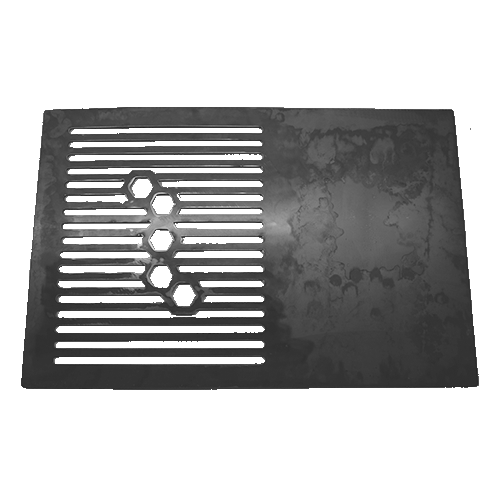 Fire Pit - Half Drum - Grill Plate