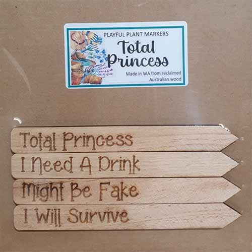 Playful Plant Markers - Total Princess - Set 4