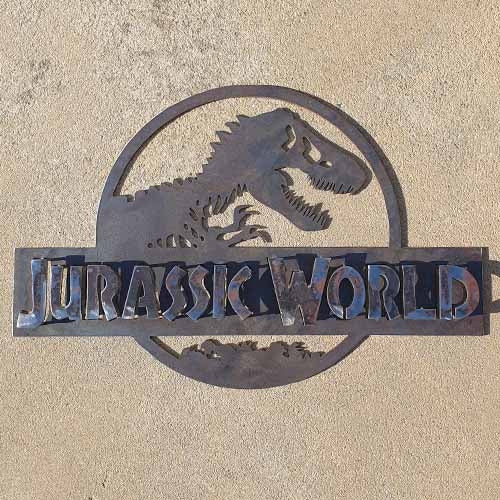 Jurassic World 3D Wall Art - Raw Finish