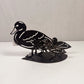 Duck and Three Ducklings on Teardrop Base