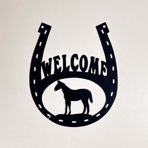 Horseshoe Welcome Wall Art